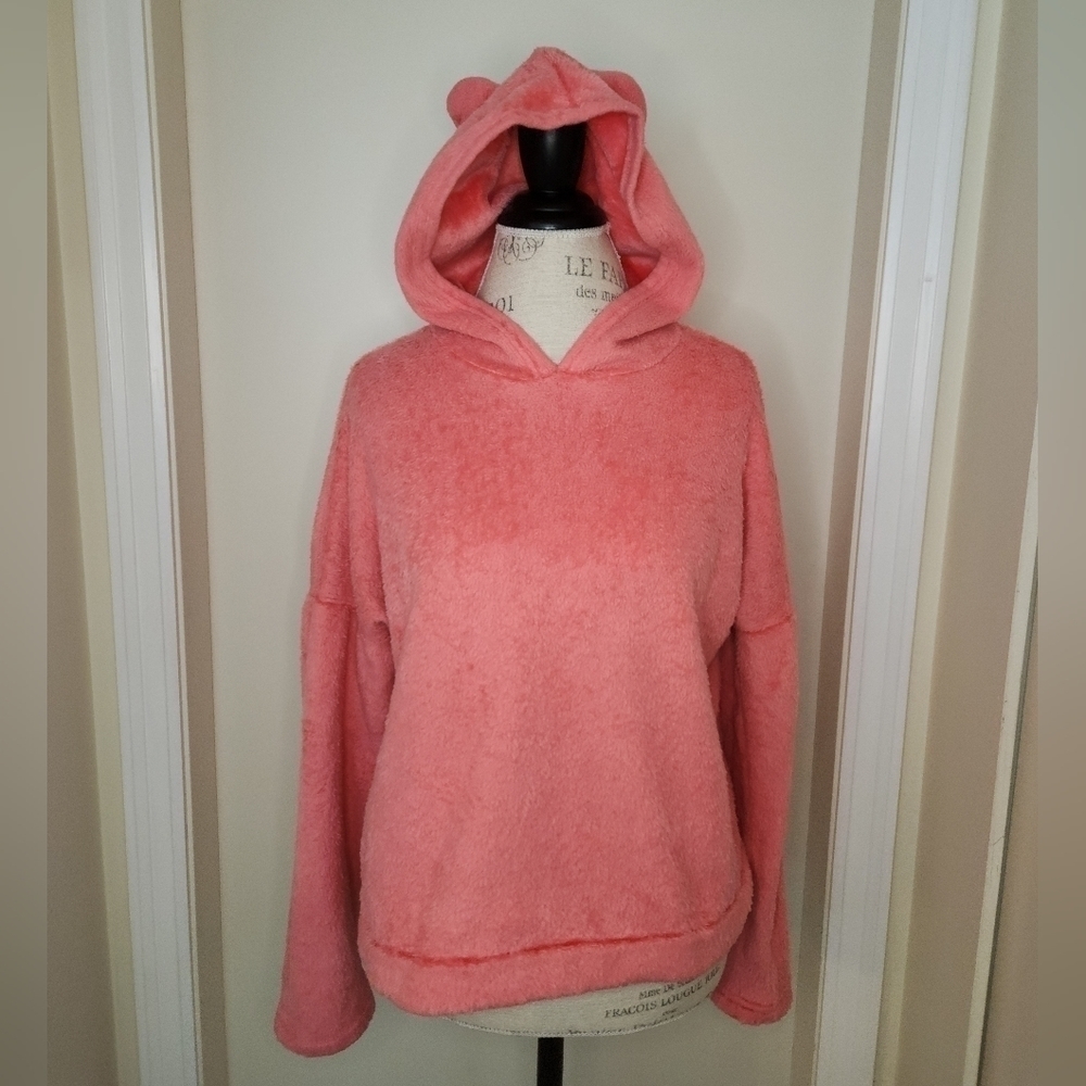 Pink cat hoodie